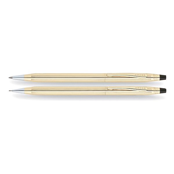 Cross Gold Plated Pen and Pencil Sets, Custom Printed With Your Logo!