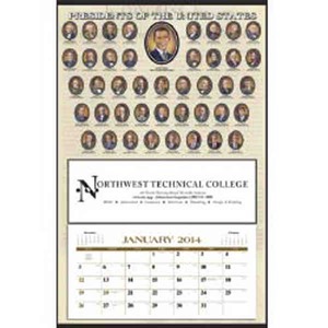 Custom Printed Presidents Hanger Span A Year Commercial Calendars