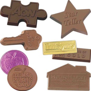 Private Label Molded Chocolates, Custom Imprinted With Your Logo!