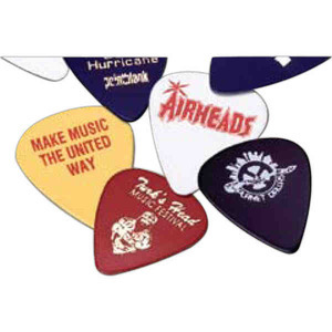 Professional Guitar Picks, Custom Made With Your Logo!