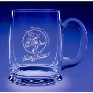 Custom Printed Prosit Hand Blown Mug Crystal Gifts