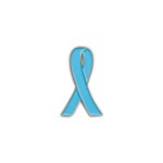 Custom Imprinted Prostate Cancer Awareness Ribbon Pins