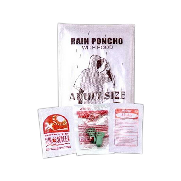 3 Day Service Racing Fan Kit Rain Ponchos, Custom Printed With Your Logo!