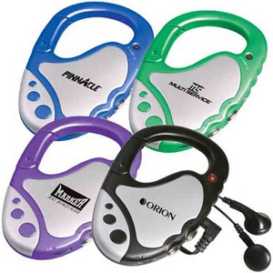 Radio Carabiners, Custom Imprinted With Your Logo!