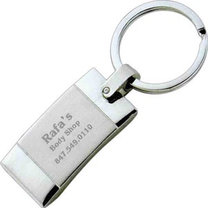 Rectangle Shaped Key Tags, Custom Printed With Your Logo!
