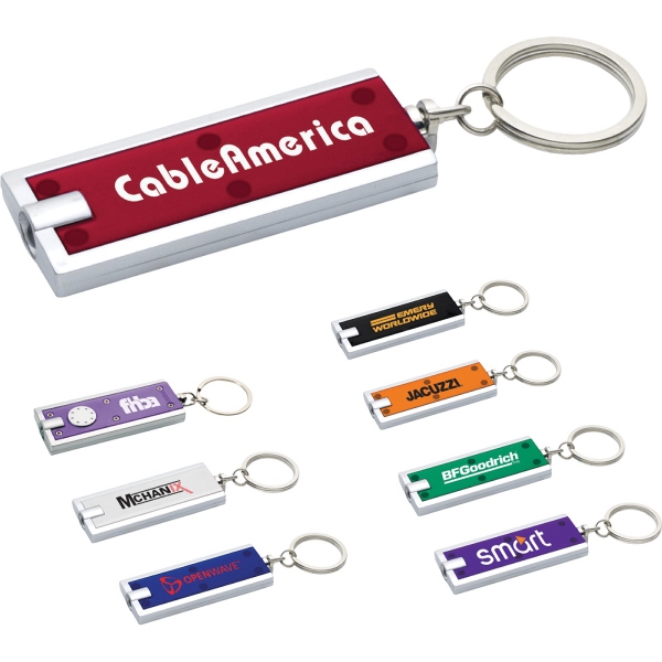 Rectangular Keylights, Custom Printed With Your Logo!