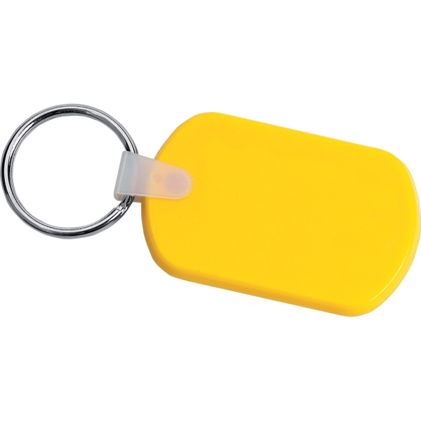 1 Day Service Rubber and Silver Keytags, Custom Printed With Your Logo!