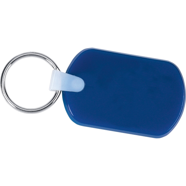 1 Day Service Rubber and Silver Keytags, Custom Printed With Your Logo!