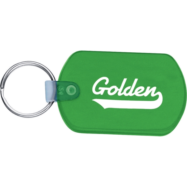 1 Day Service Metal Rope Key Tags, Custom Imprinted With Your Logo!