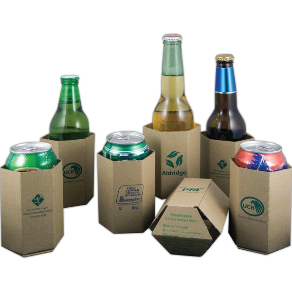 Recycled Can Coolers, Custom Decorated With Your Logo!