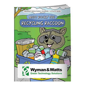 Custom Printed Recycling Themed Coloring Books