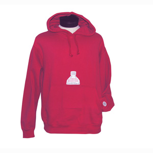 Insulated Bottle Pocket Hoodie Sweatshirts, Screen Printed With Your Logo!