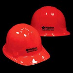 Custom Imprinted Red Novelty Construction Hats