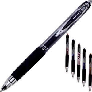 Refillable Gel Scratch Free Uni-Ball Pens, Custom Printed With Your Logo!