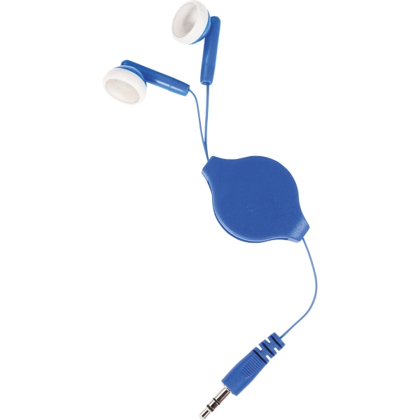 Retractable Earbuds, Custom Printed With Your Logo!