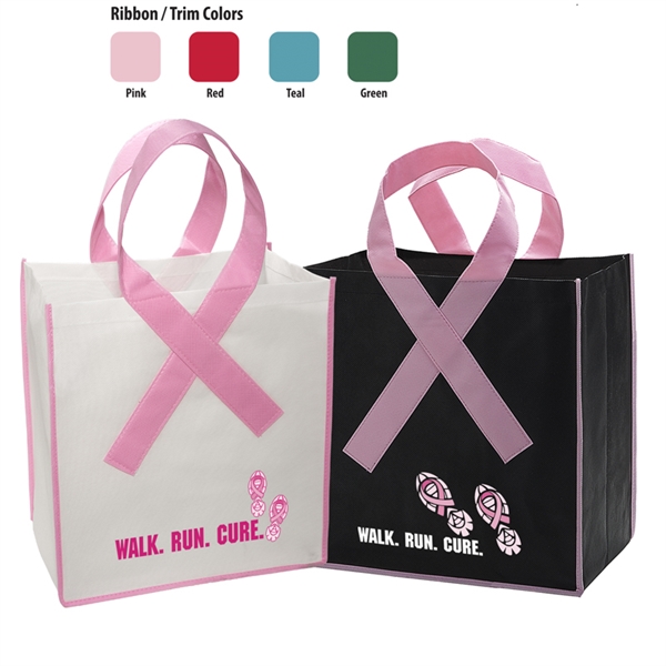 Awareness Ribbon Bags, Custom Printed With Your Logo!