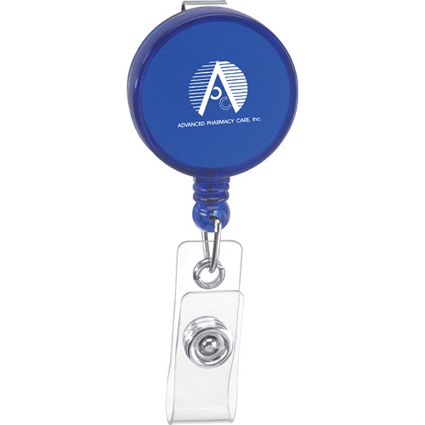 1 Day Service Round Badge Holders, Customized With Your Logo!