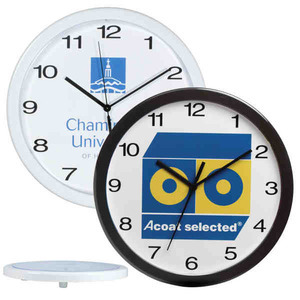 Wall Clocks Round, Custom Imprinted With Your Logo!