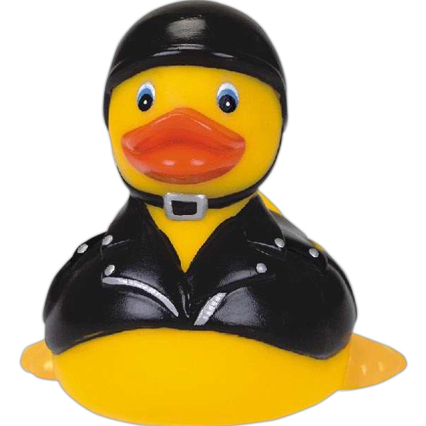 Motorcycle Biker Rubber Ducks, Custom Imprinted With Your Logo!