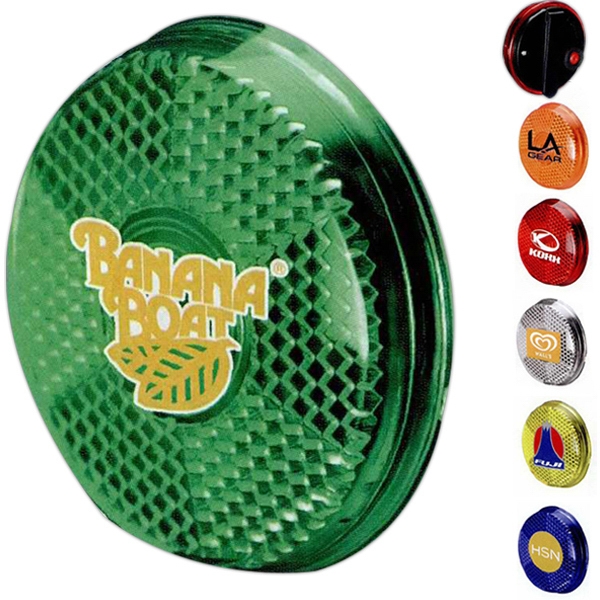 Safety Clip on Reflectors, Custom Printed With Your Logo!