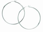 Safety, Recognition and Incentive Program Sterling Silver 50mm Hoop Earrings!