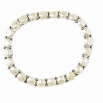 Safety, Recognition and Incentive Program Ladies' 7 1/2 inch White Genuine Pearl Bracelet!
