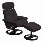Safety, Recognition and Incentive Program Kathy Ireland Black Scandinavian Chair and Ottoman!
