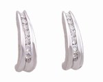 Safety, Recognition and Incentive Program 14K Channel Set Diamond Earrings!