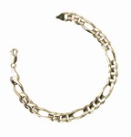 Safety, Recognition and Incentive Program Men's 14K Figaro Link Bracelet!