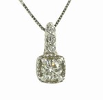 Safety, Recognition and Incentive Program 14K Romantic Diamond Drop Pendant!