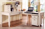 Safety, Recognition and Incentive Program Kathy Ireland Contemporary Home Office Grouping in Ivory!
