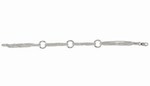 Safety, Recognition and Incentive Program Ladies' Sterling Silver 7 Inch Multi Strand Circle Bracelet!
