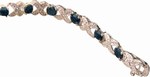 Safety, Recognition and Incentive Program Sterling Silver Sapphire and Diamond Bracelet!