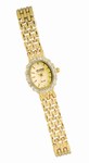 Safety, Recognition and Incentive Program Helbros Ladies' Diamond Accent Gold Tone Quartz Dress Watch!