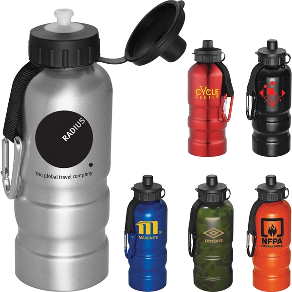 20oz. Lightweight Aluminum Sports Bottles, Custom Printed With Your Logo!