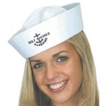 Custom Imprinted Sailor Navy Caps