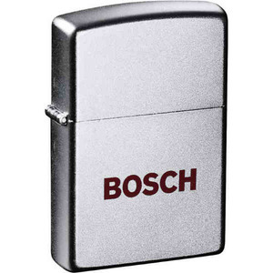 Satin Chrome Zippo Lighters, Custom Made With Your Logo!