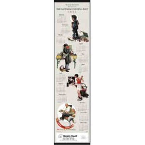 Custom Printed Saturday Evening Post Scroll Commercial Calendars