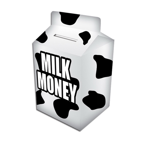 Milk Carton Banks, Custom Imprinted With Your Logo!