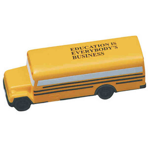 School Bus Stress Relievers, Custom Printed With Your Logo!