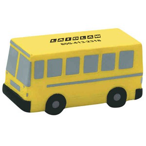 School Bus Stress Relievers, Custom Printed With Your Logo!