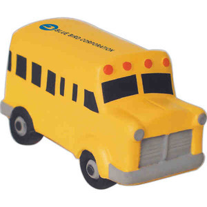 School Bus Stress Relievers, Custom Printed With Your Logo!
