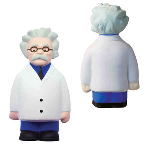 Scientist Shaped Stress Relievers, Custom Imprinted With Your Logo!