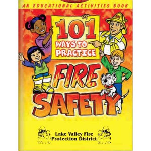 Scratch and Sniff Fire Safety Coloring Books, Custom Decorated With Your Logo!