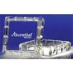 Custom Printed Square Shaped Desk Container Crystal Gifts