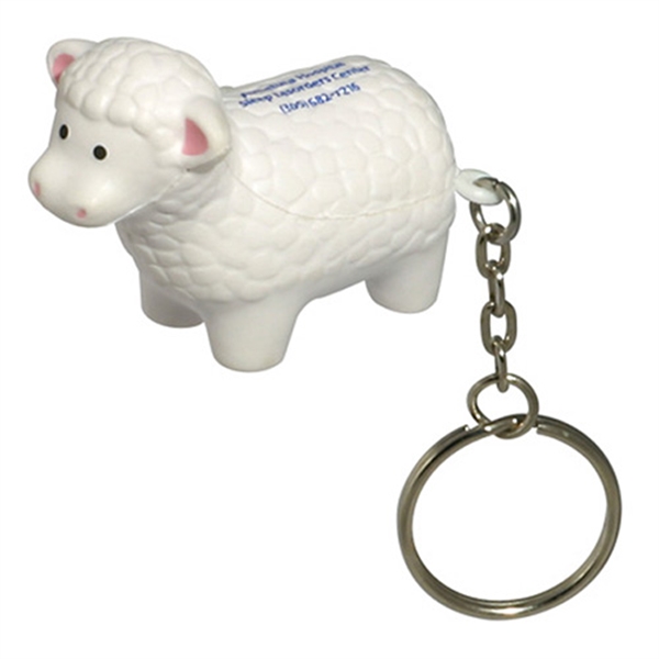 Sheep Farm Animal Themed Key Chains, Custom Printed With Your Logo!