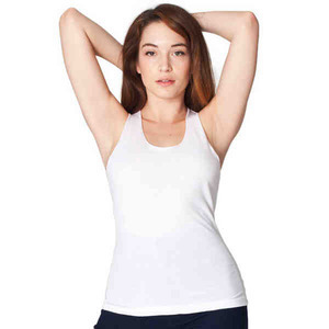 American Apparel Sheer Jersey Racerback Tank Tops For Women, Custom Imprinted With Your Logo!