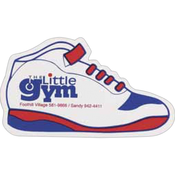 Canadian Manufactured Running Shoe Stock Shaped Magnets, Customized With Your Logo!