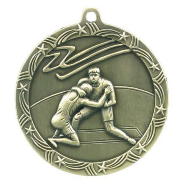 Cheerleading Shooting Star Medals, Custom Printed With Your Logo!