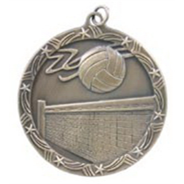 Cheerleading Shooting Star Medals, Custom Printed With Your Logo!
